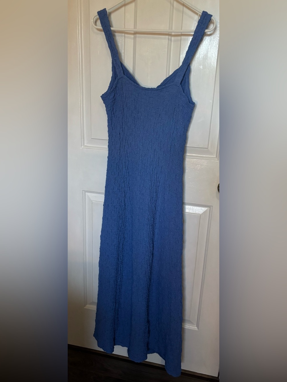 SALTWATER LUXE CANNAN MIDI DRESS - DUSTY BLUE - Picture 3 of 7